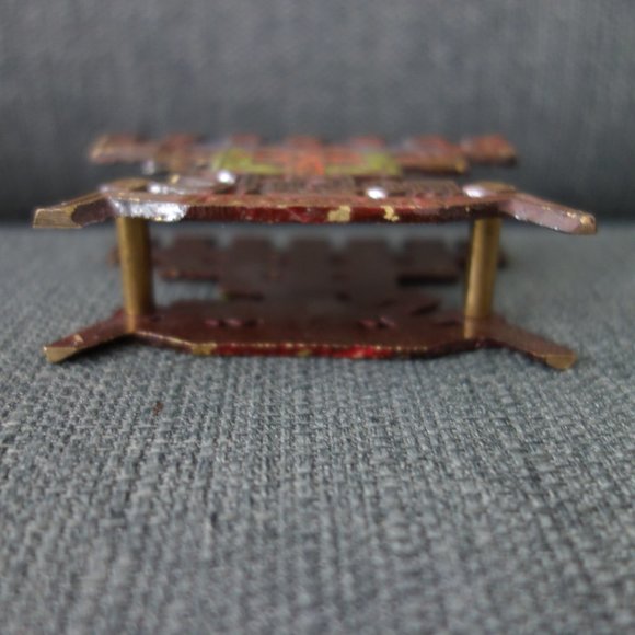 Shalom Jerusalem Metal Napkin Holder - Picture 2 of 10